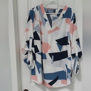 Abstract Print Women's Top